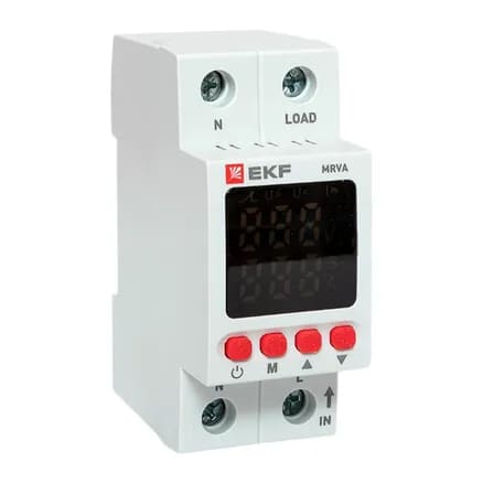 Реле напряжения и тока с дисп. 2 мод. MRVA 25A EKF
