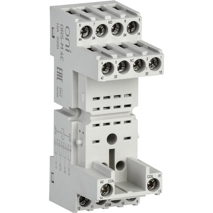 Розетка ORS-M-1-4-G для реле ORM 4C ONI
