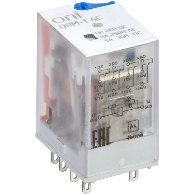 Реле интерфейсное ORM-1 4C 24В DC