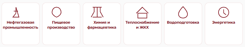 Основные отрасли применения расходомеров жидкости