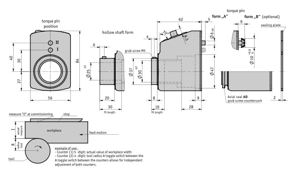 Цифровой индикатор положения DA10R/1