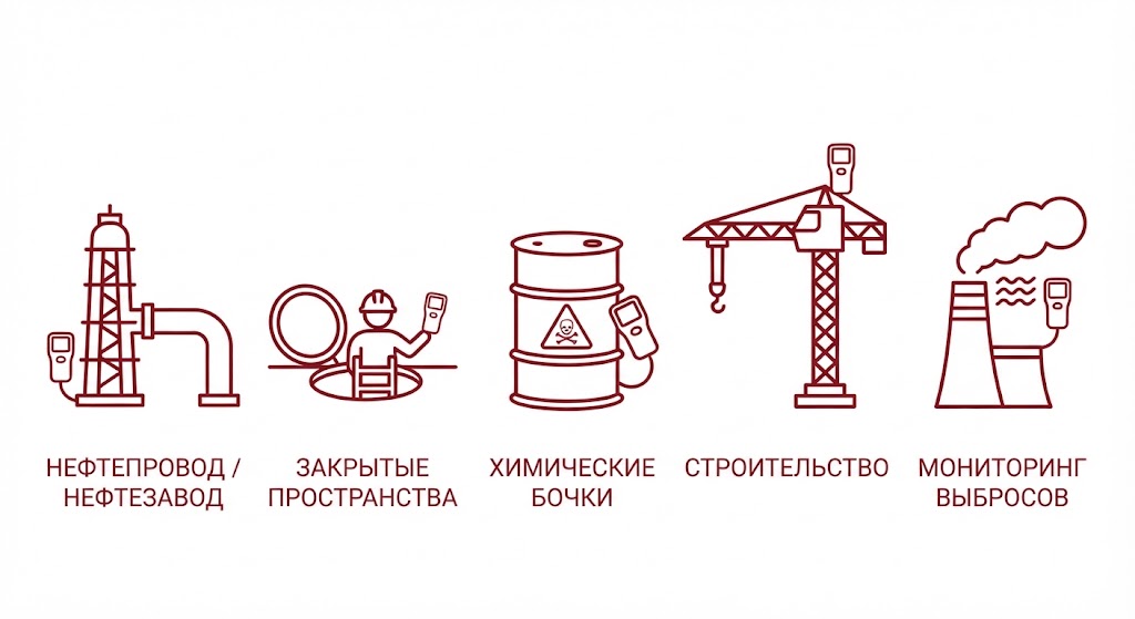 Переносные газоанализаторы