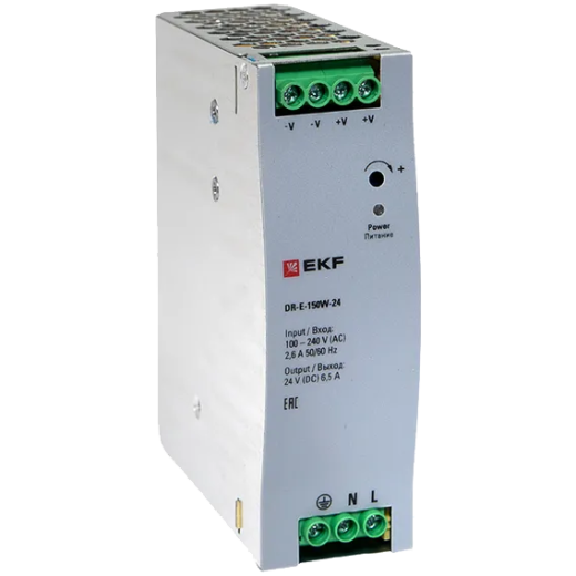 Блок питания EKF DR-E-150W-24 (150 Вт)