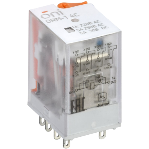 Реле интерфейсное ORM-1 4C 220В AC