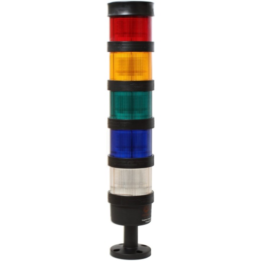 Светодиодная колонна модульного типа TL70-024-RYGBW-55
