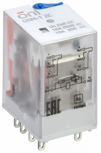 Реле интерфейсное ORM-1 2C 24В DC