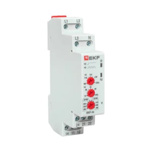Реле контроля фаз RKF-34 EKF PROxima