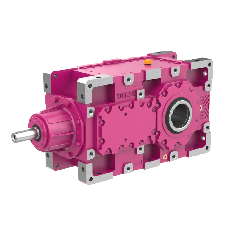 Коническо-цилиндрические фланцевые индустриальные редукторы (серия BY) Коническо-цилиндрические фланцевые индустриальные редукторы (серия BY)